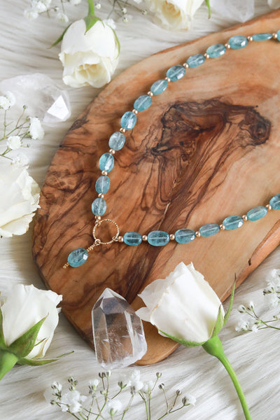 Ocean Eyes Goldfilled Choker/Necklace