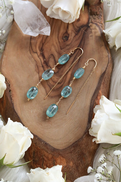 Ocean Eyes Goldfilled Ear Threaders