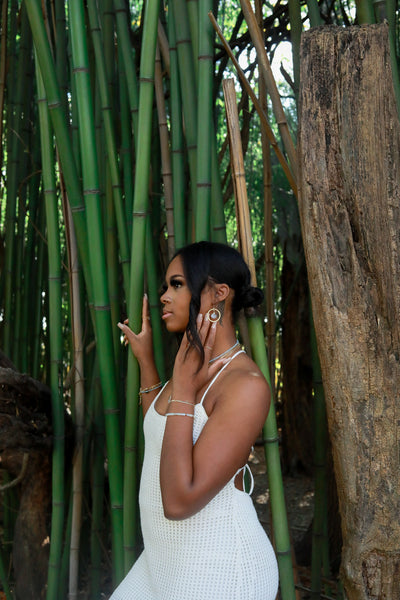 Eclipse Mini Moonstone Hoops Gold Earrings