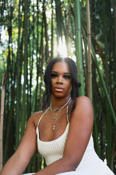 Cosmic Queen Tanzanite Goldfilled Choker/Necklace