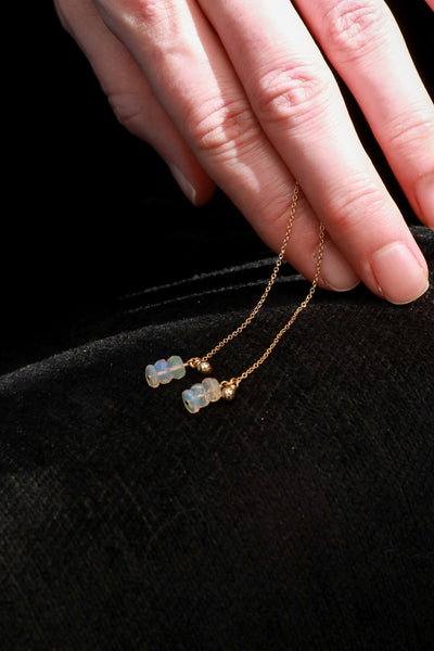 Cosmic Knowing Opal Goldfilled Ear Threaders