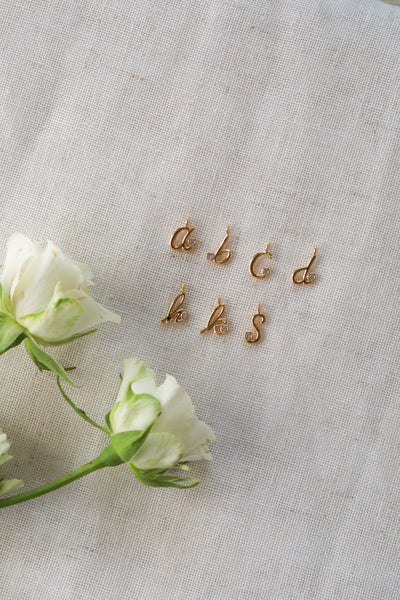 Initial + Birthstone Gold Necklace