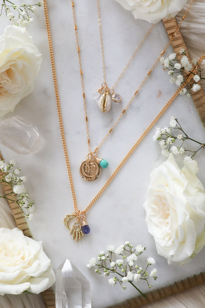 DAINTY DANGLE NECKLACE CHAIN ~ CHARM BAR {Charms will hang together} DAINTY DANGLE NECKLACE CHAIN ~ CHARM BAR {Charms will hang together}