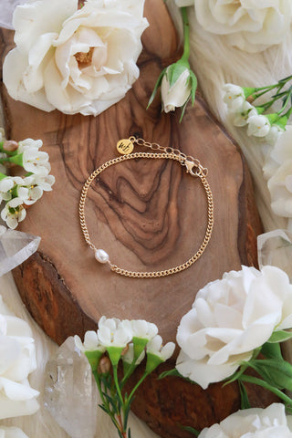 Maven Pearl Goldfilled Anklet