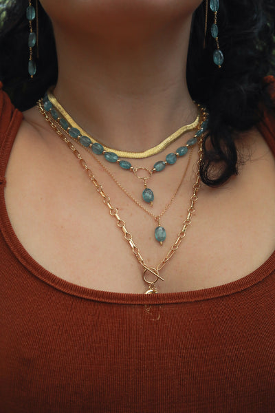 Ocean Eyes Goldfilled Choker/Necklace