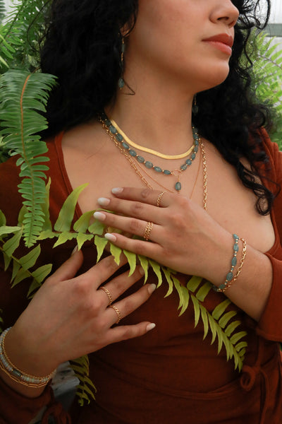 Ocean Eyes Goldfilled Bracelet