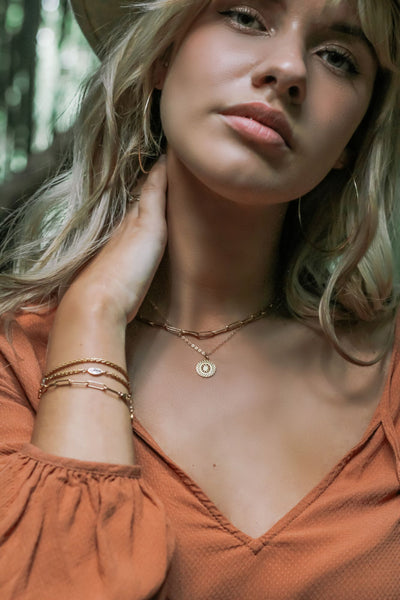 Golden Days Gold Necklace Set {$191 Value}