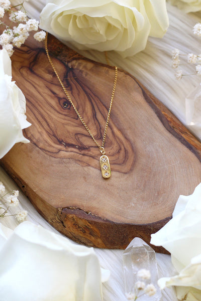 Star Trio Gold Necklace