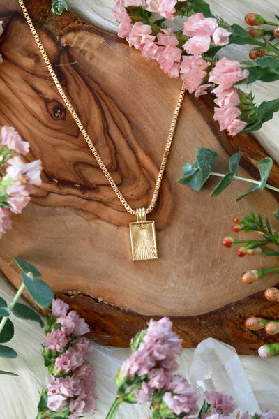 Sungazed Gold Necklace
