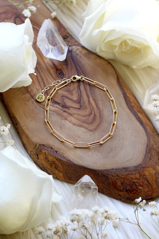 Chunky Link Gold Bracelet