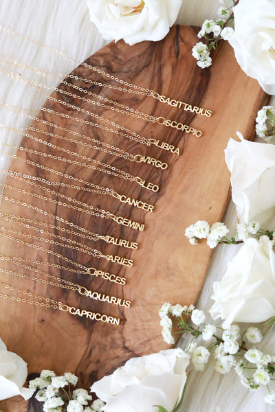 Zodiac Spell Gold Necklace