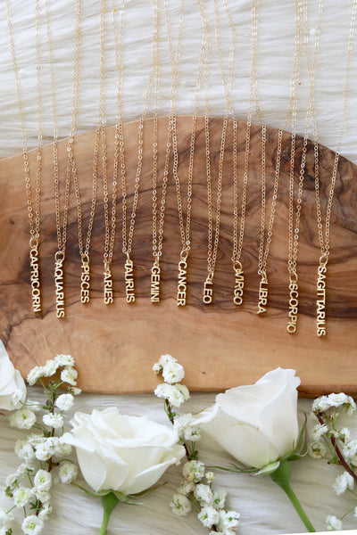 Zodiac Spell Gold Necklace