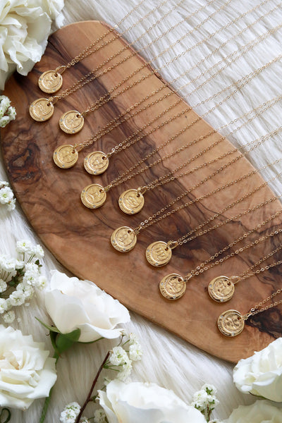 Zodiac Coin Gold Necklace