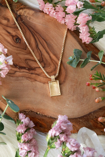 Sungazed Gold Necklace