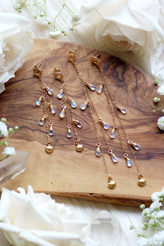 Herkimer Diamond Drip Gold Choker