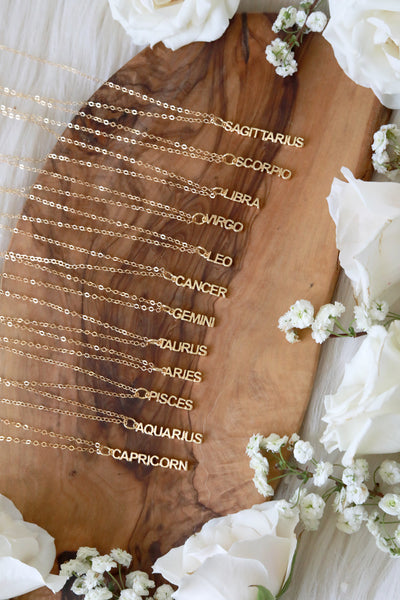 Zodiac Spell Gold Necklace