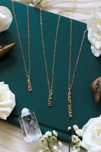 Zodiac Spell Gold Necklace