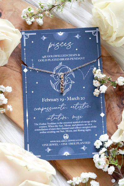 Zodiac Spell Gold Necklace