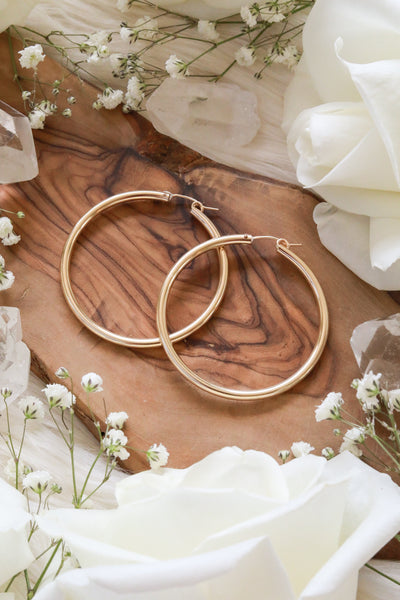 Chunky Large Goldfilled Hoops