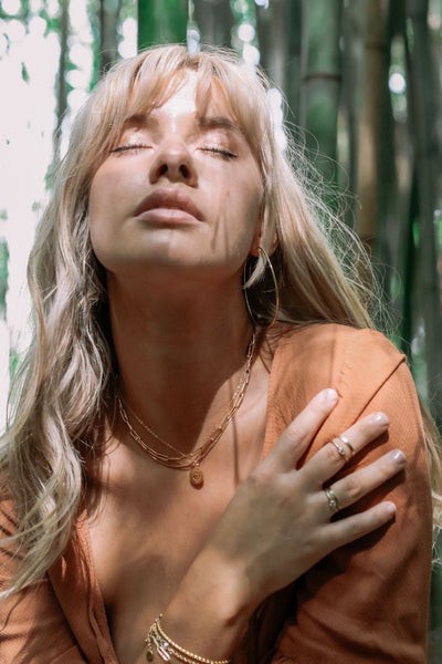 Large + Skinny Gold Hoops