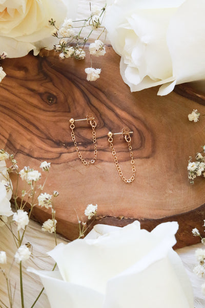 Infinity Goldfilled Studs Earrings