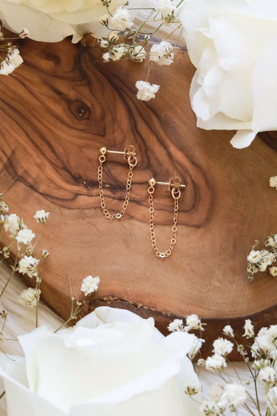 Infinity Goldfilled Studs Earrings