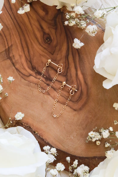 Infinity Goldfilled Studs Earrings