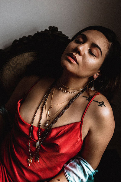 Herkimer Diamond Drip Gold Choker