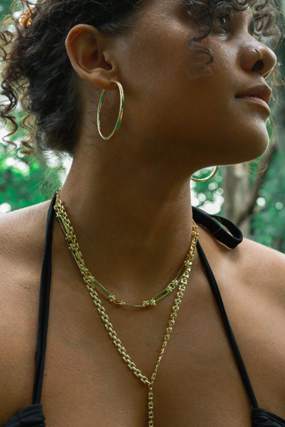 Chunky Large Goldfilled Hoops