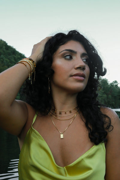Sungazed Gold Necklace