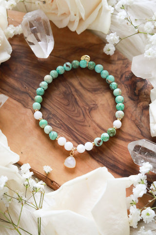 Oceanic Sage Gemstone Bracelet