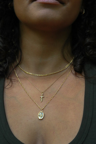 Boundaries Gold Necklace