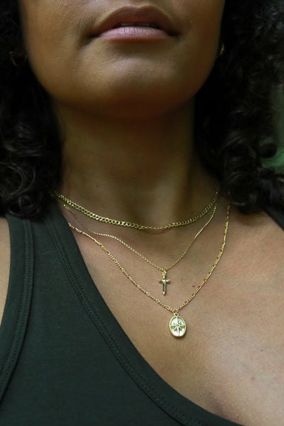 Boundaries Gold Necklace