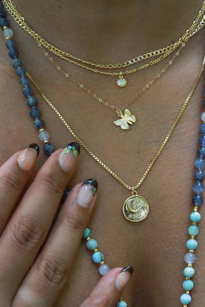 Butterfly Gold Necklace