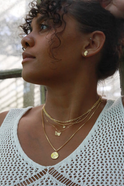Butterfly Gold Necklace