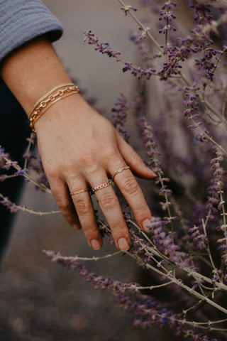 Lasso Goldfilled Chain Ring