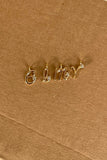 Initial + Birthstone Gold Necklace