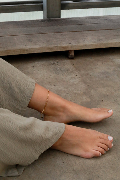 Sunlit Goldfilled Anklet