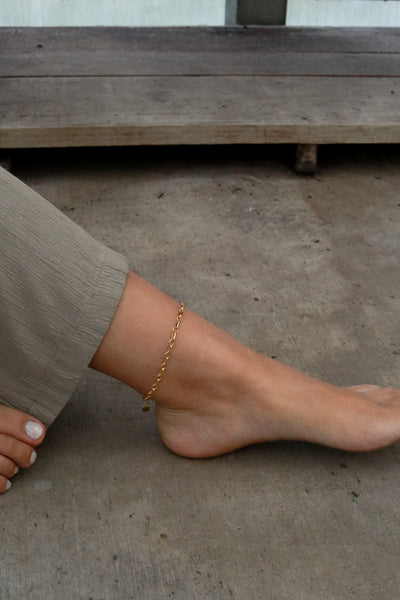 Sunlit Goldfilled Anklet