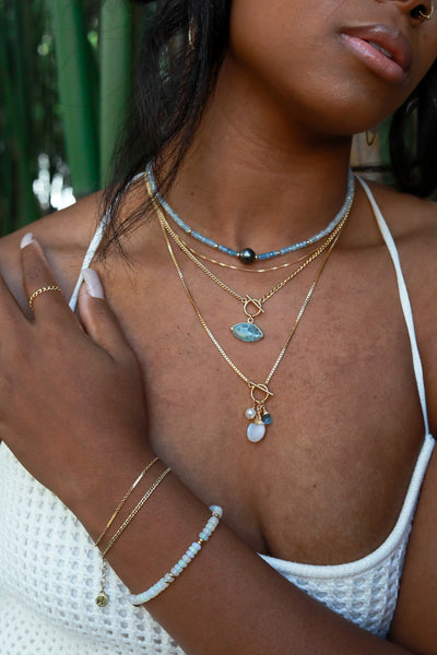 Cosmic Queen Kyanite Goldfilled Choker/Necklace