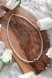 Cosmic Queen Aquamarine Goldfilled Choker/Necklace