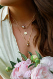 Bloom Pink Pearl Goldfilled Necklace