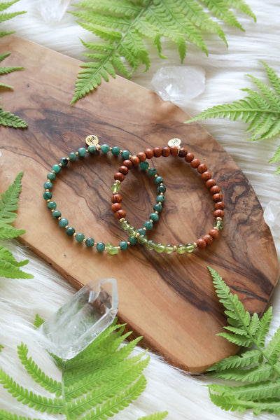 Earthly Realms Taurus Gemstone Bracelet Stack