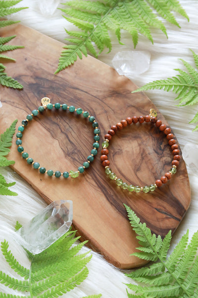 Earthly Realms Taurus Gemstone Bracelet Stack