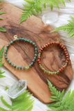 Earthly Realms Taurus Gemstone Bracelet Stack