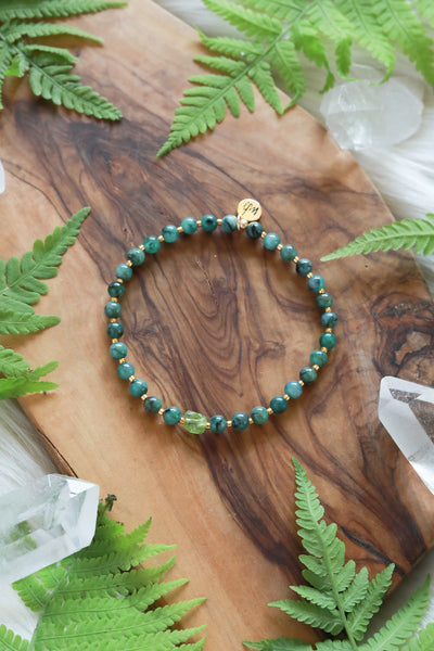 Earthly Realms Taurus Gemstone Bracelet Stack