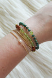 Earthly Realms Taurus Gemstone Bracelet Stack