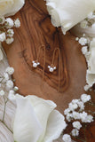 Empress Pearl Trio Goldfilled Ear Threaders