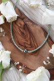 Cosmic Queen Green Apatite Goldfilled Choker/Necklace