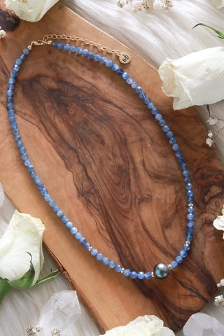 Cosmic Queen Kyanite Goldfilled Choker/Necklace